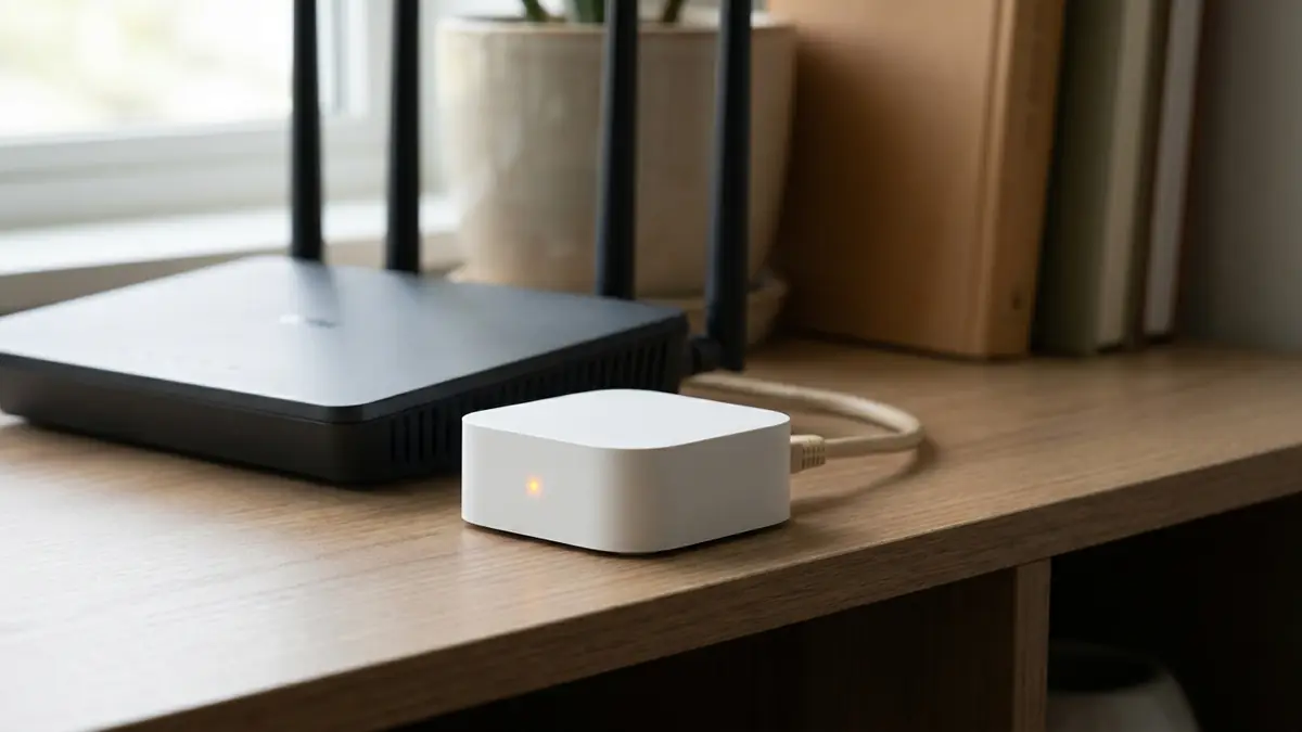 Hue Bridge not connecting beside a home router with its status light on