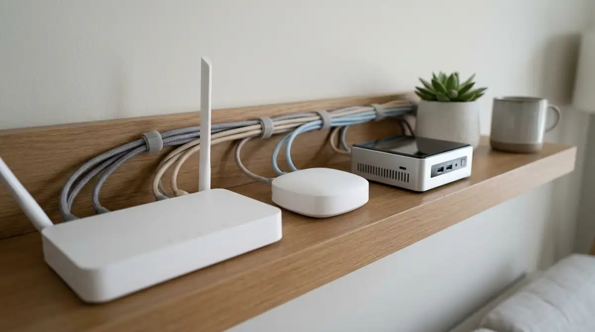 Thread border router for Home Assistant linking a Thread mesh to a local home network